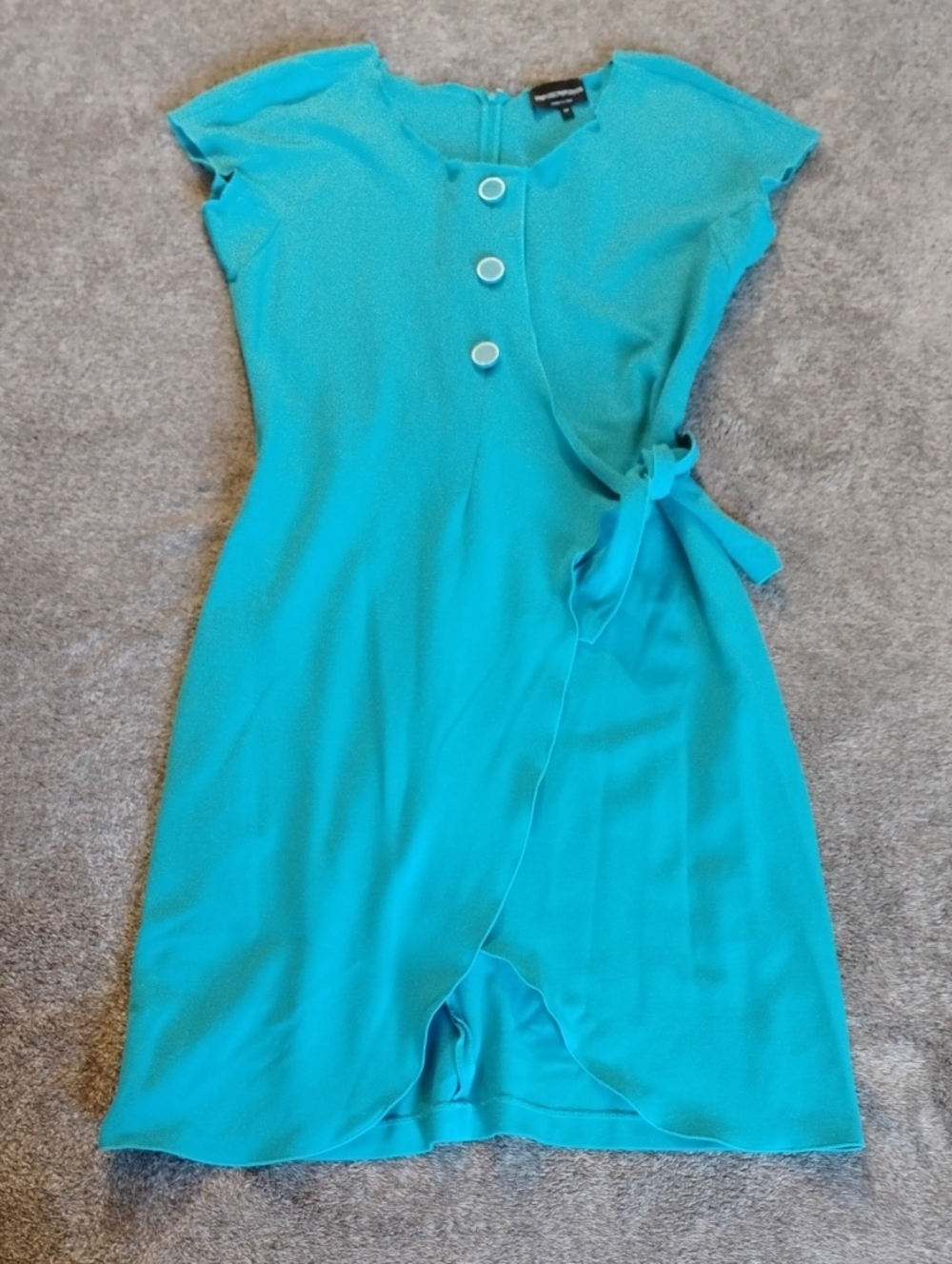 Emporio Armani Turquoise Wrap Dress